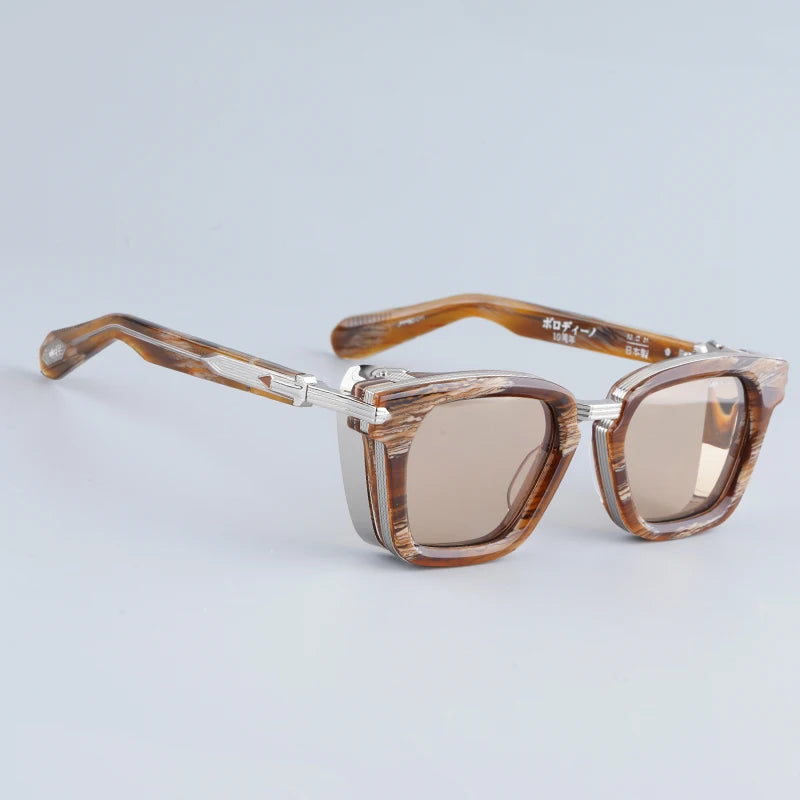 Lunettes de Soleil Carrées Acétate Luxe Vintage Unisexe UV400 – CLEVI Paris