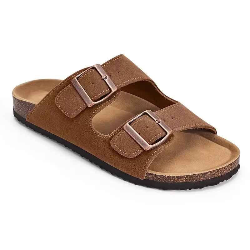 Chaussons Mules Suède Unisexe Semelle Liège & Support Voûte | 21 Coloris, Tailles 36-46 – CLEVI Paris