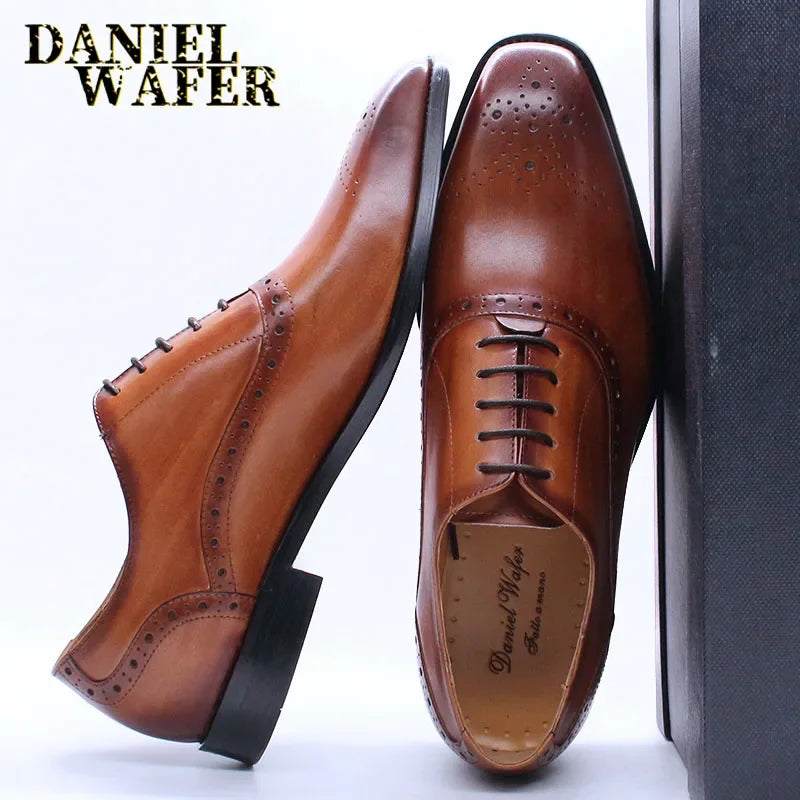 Chaussures Oxford en cuir pour homme – CLEVI Paris