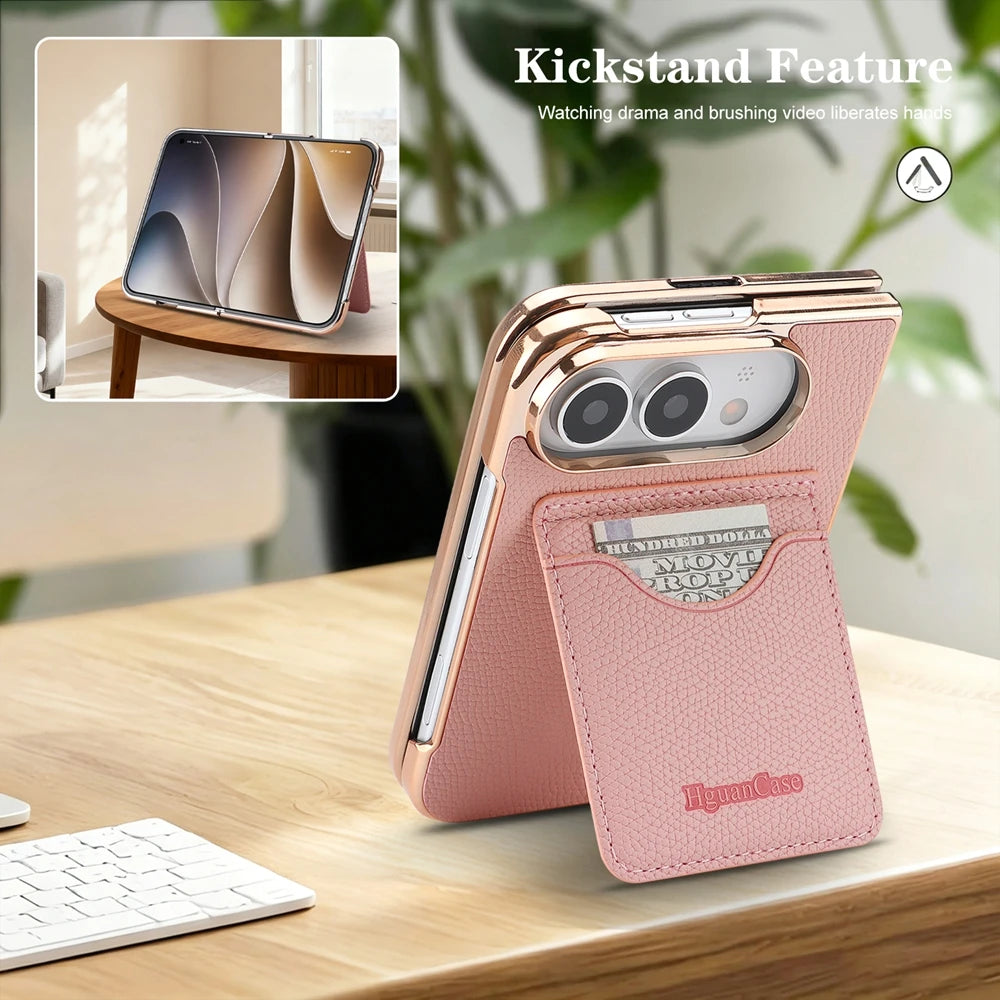 Étui iPhone Duo simili cuir avec béquille – CLEVI Paris