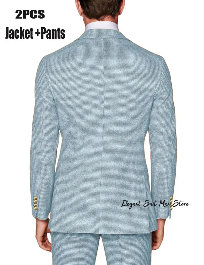 Blazer homme croisé grande taille – CLEVI Paris