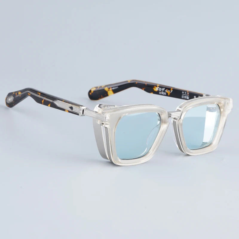 Lunettes de Soleil Carrées Acétate Luxe Vintage Unisexe UV400 – CLEVI Paris