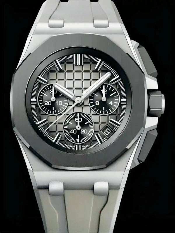 Montre Quartz Homme Sport Chronographe F23R Acier Lumineux Étanche – CLEVI Paris
