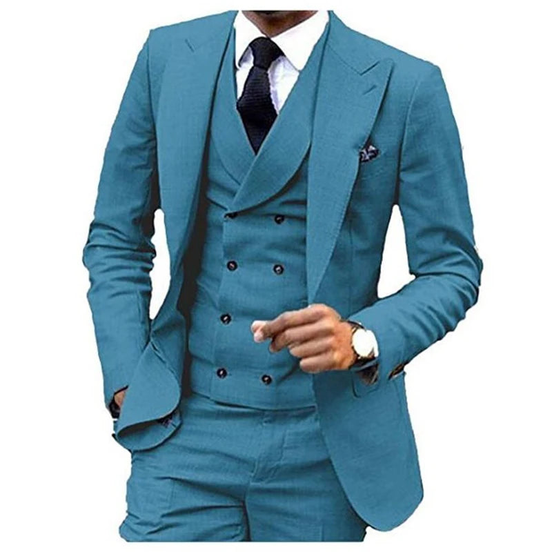 Costume homme 3 pièces, veste, gilet et pantalon – CLEVI Paris