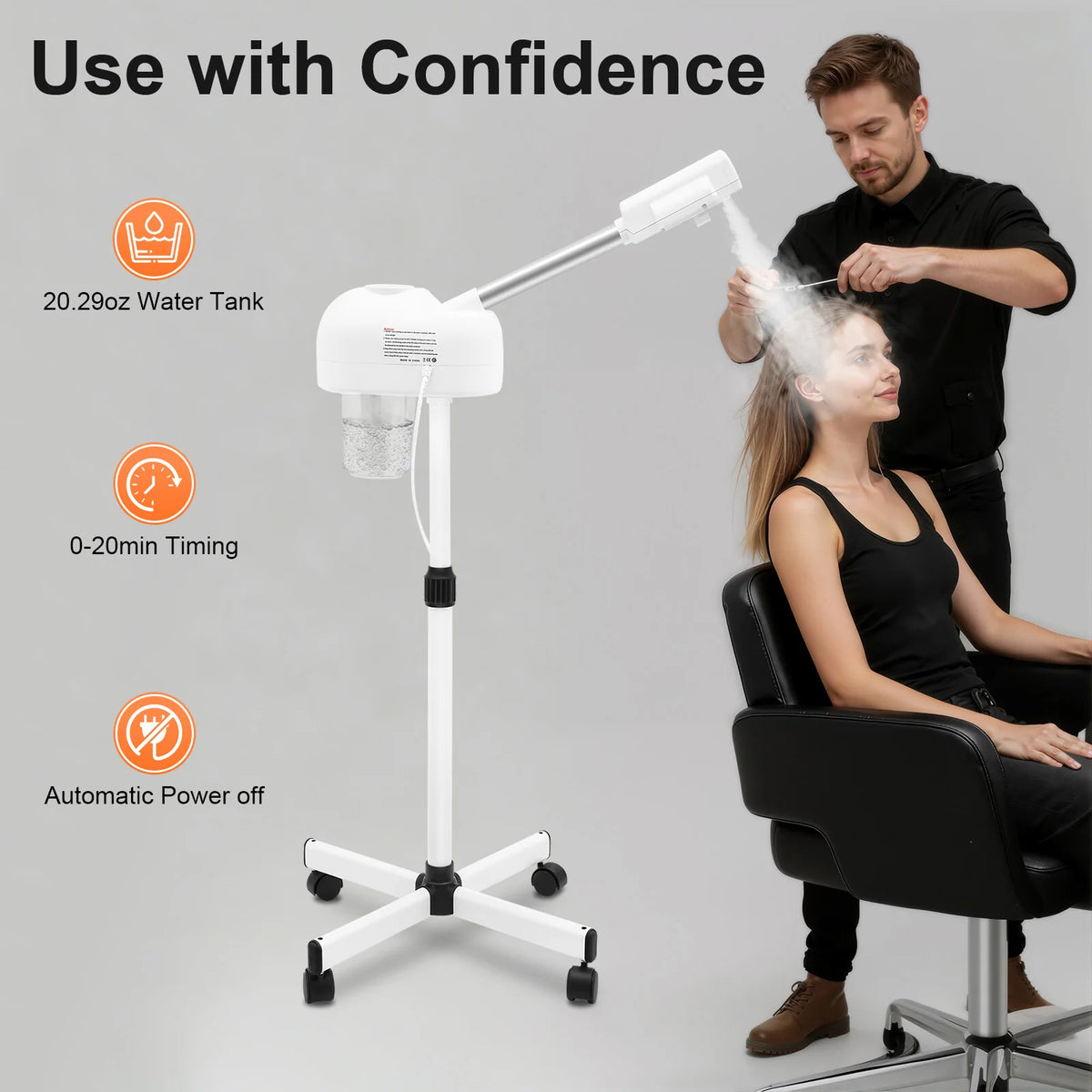Vaporisateur facial DT-118 sur pied 600 ml – CLEVI Paris
