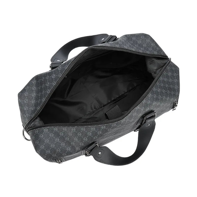 Sac Cabas Homme PVC/PU Motif Lettres Grande Capacité 46x25x18cm – CLEVI Paris