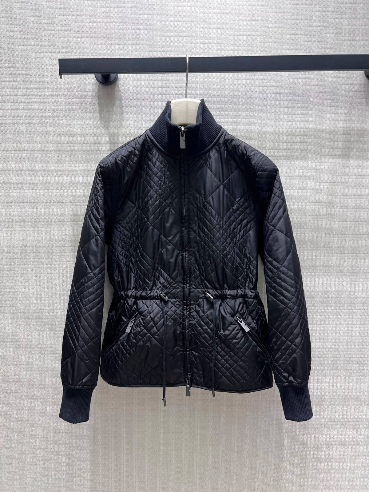 Veste matelassée femme à col montant – CLEVI Paris