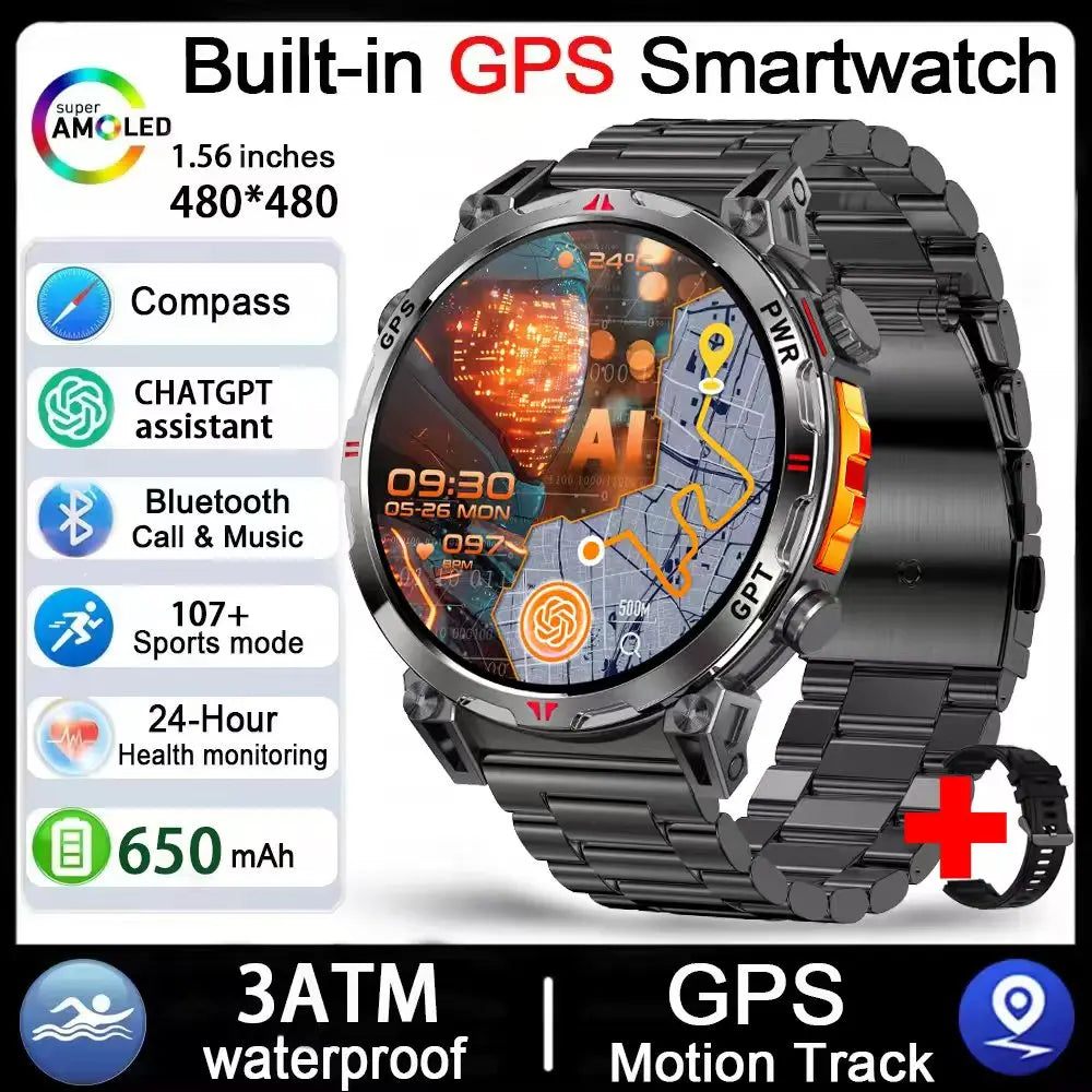 Montre GPS DAORKOW AMOLED 1,56″ – CLEVI Paris
