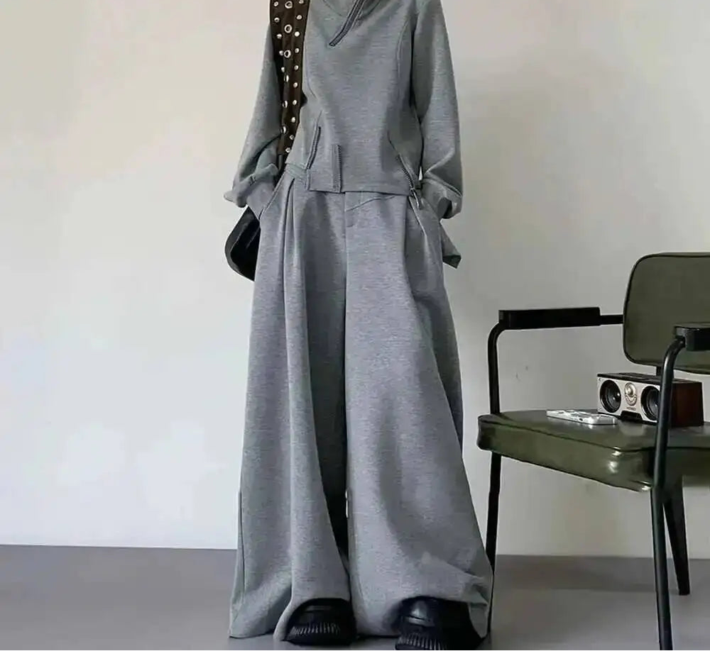 Tenue femme grise : veste, pantalon ou duo – CLEVI Paris