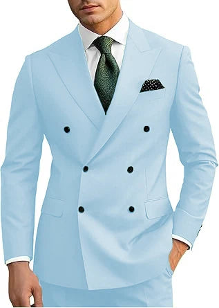 Costume homme 2 pièces double boutonnage – CLEVI Paris