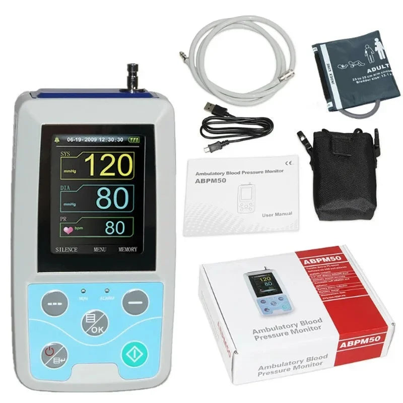 Tensiomètre Ambulatoire 24h Contec ABPM50 Holter Logiciel PC USB – CLEVI Paris