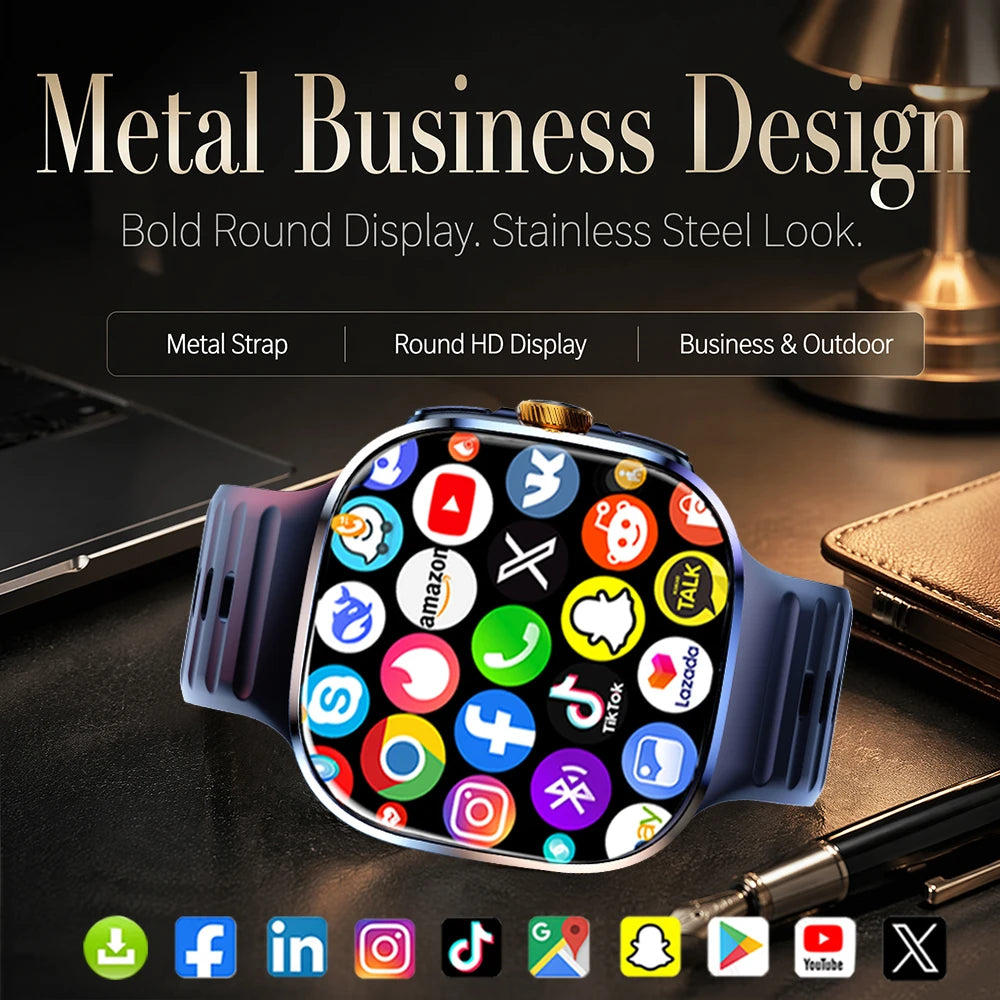 Montre connectée BAOAIQI AMOLED 2,4 pouces – CLEVI Paris