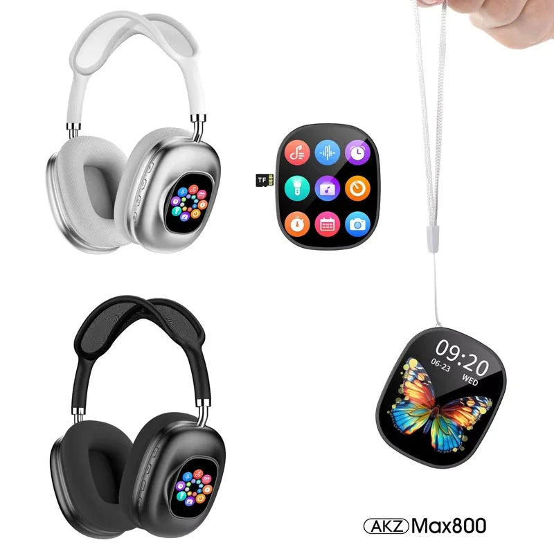 Casque Bluetooth 2-en-1 Écran Tactile AKZMAX800 – CLEVI Paris