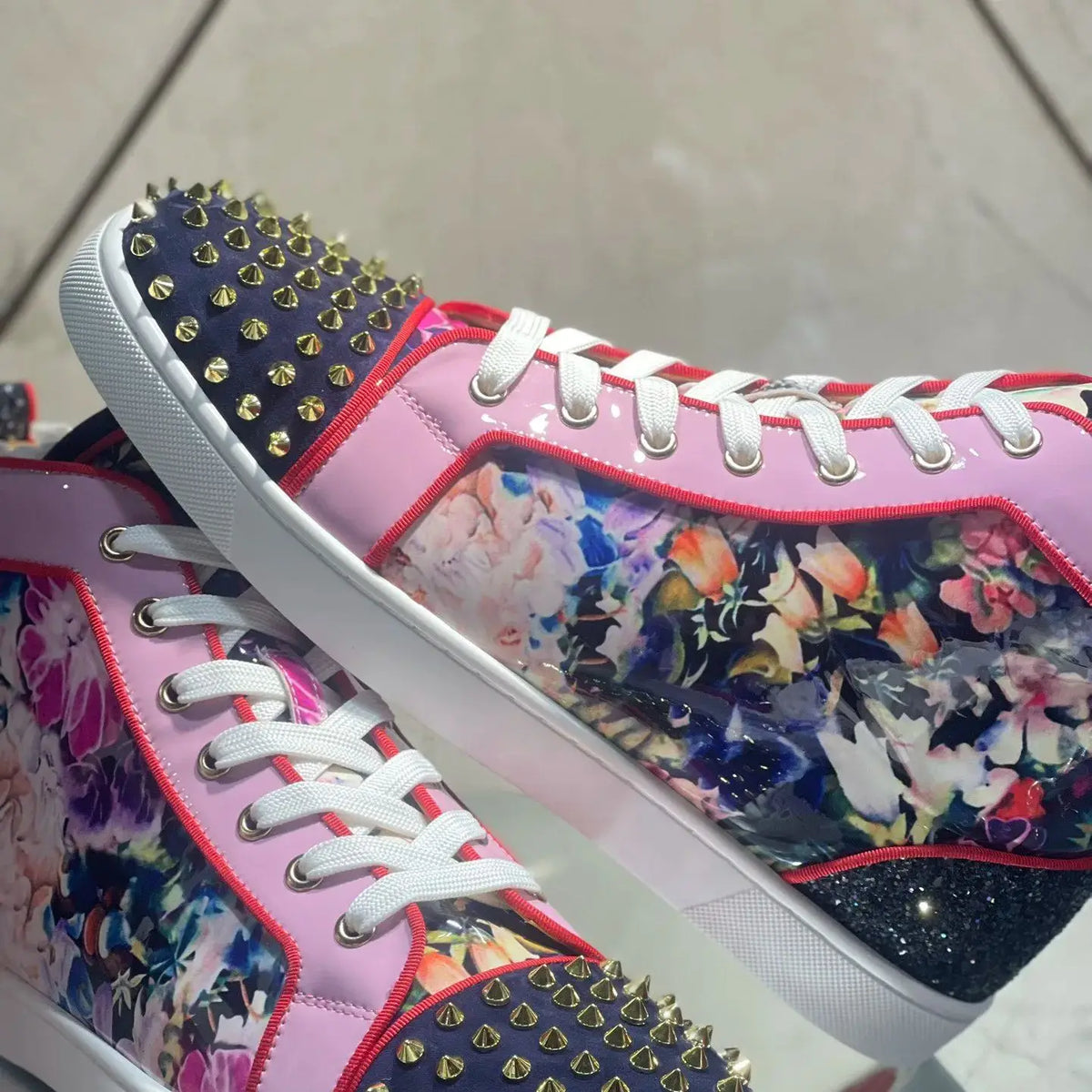 Sneakers montantes homme en cuir – CLEVI Paris