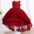 Robe cérémonie fille perlée – CLEVI Paris