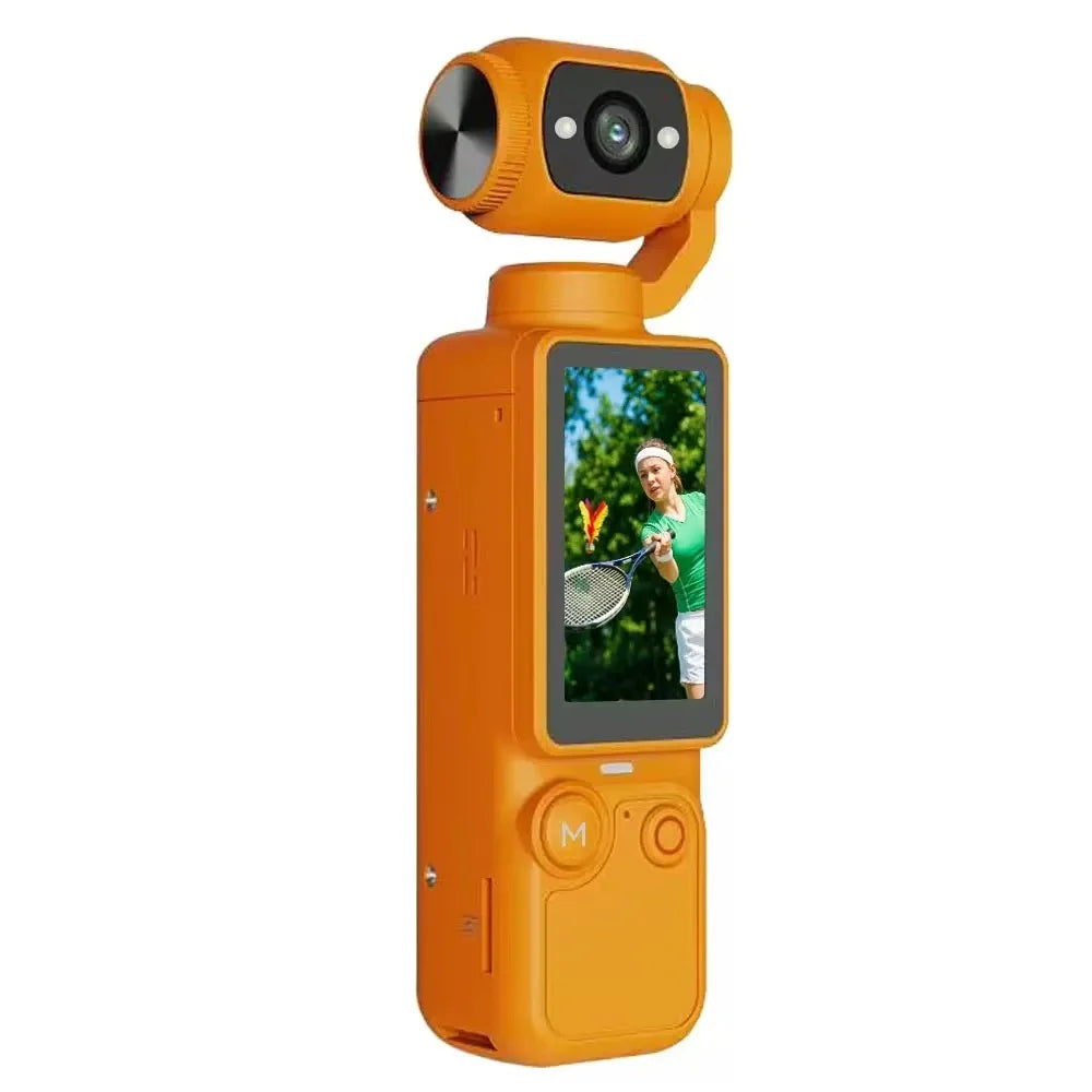 Caméra de Poche 5K 30fps – Stabilisation d’Image, Grand Écran Intégré, Vlogging & Voyage – CLEVI Paris