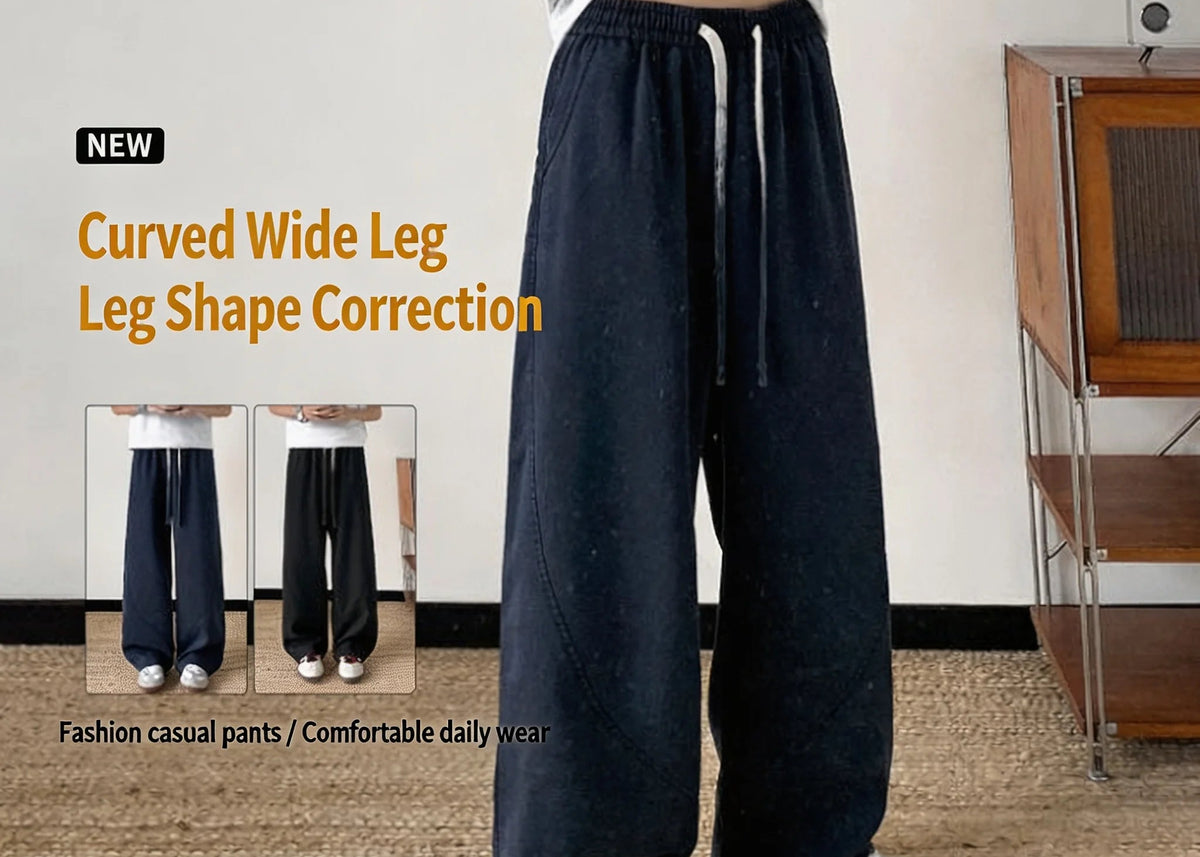 Pantalon homme droit ample en lyocell mélangé – CLEVI Paris