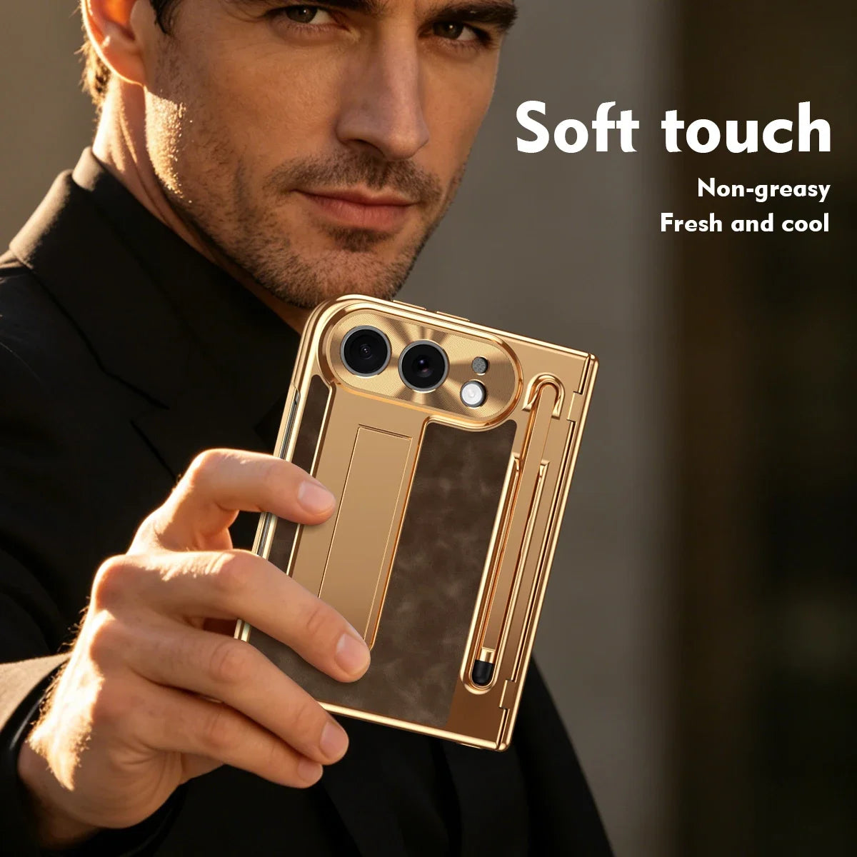 Coque iPhone Duo avec support et stylet – CLEVI Paris