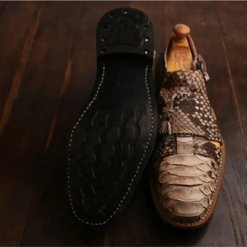 Chaussures Homme Cuir Python Semelle Goodyear | Style Britannique – CLEVI Paris
