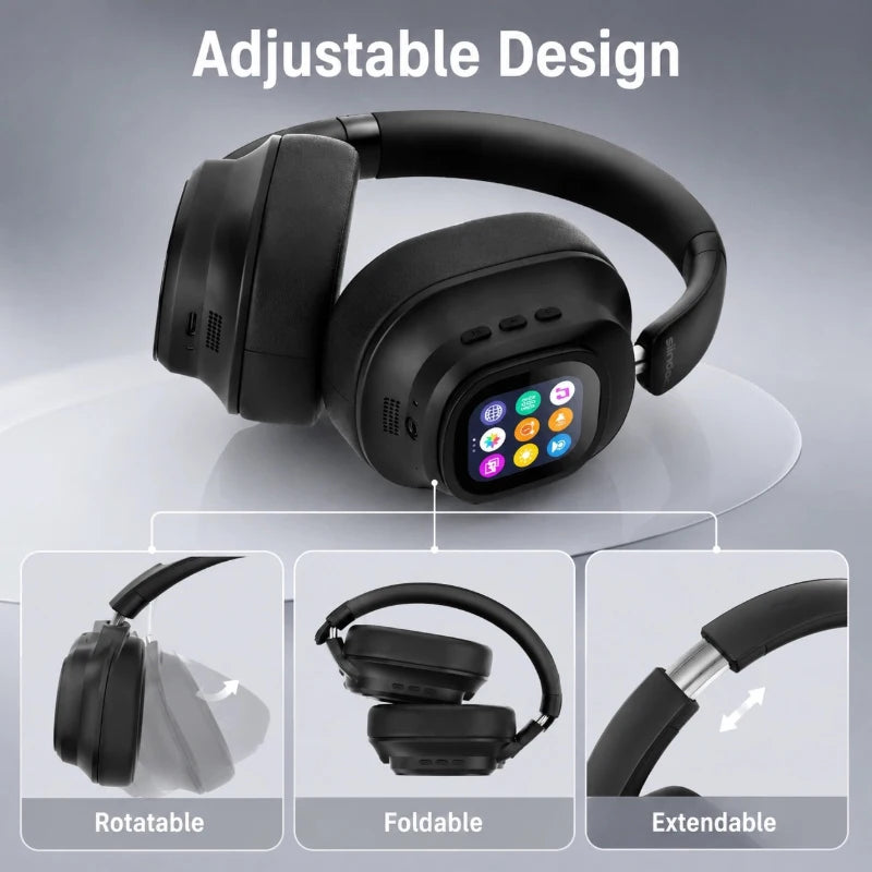 Casque ANC 930PLUS Écran LCD Tactile BT 6.0 – CLEVI Paris