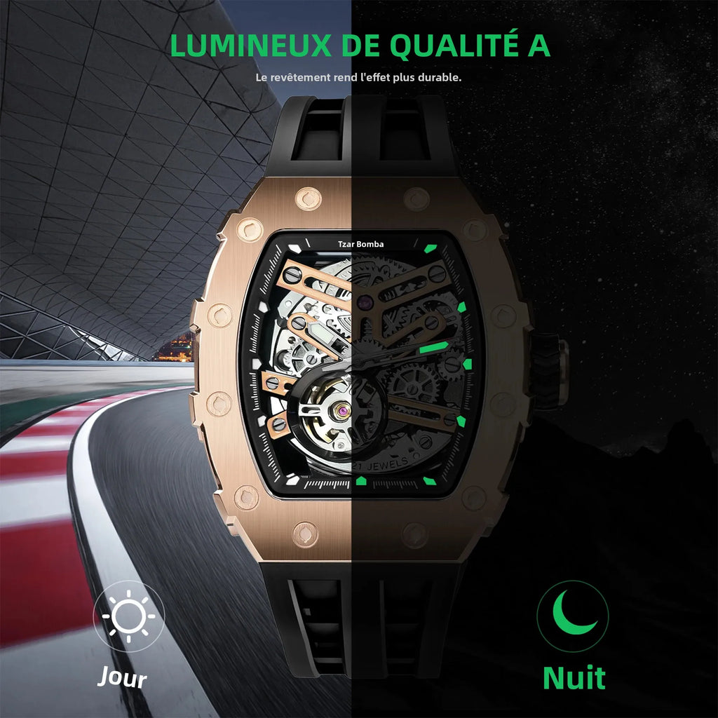 Montre mécanique TSAR BOMBA TB8208A – CLEVI Paris