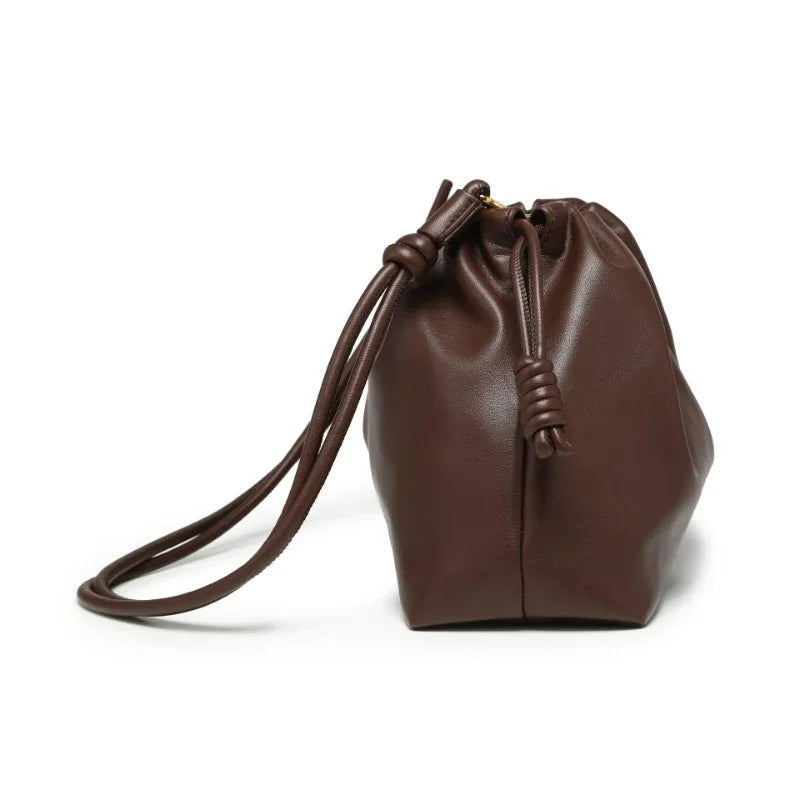 Sac Seau Femme Plissé Nuage Bandoulière Chaîne 6 Coloris – CLEVI Paris