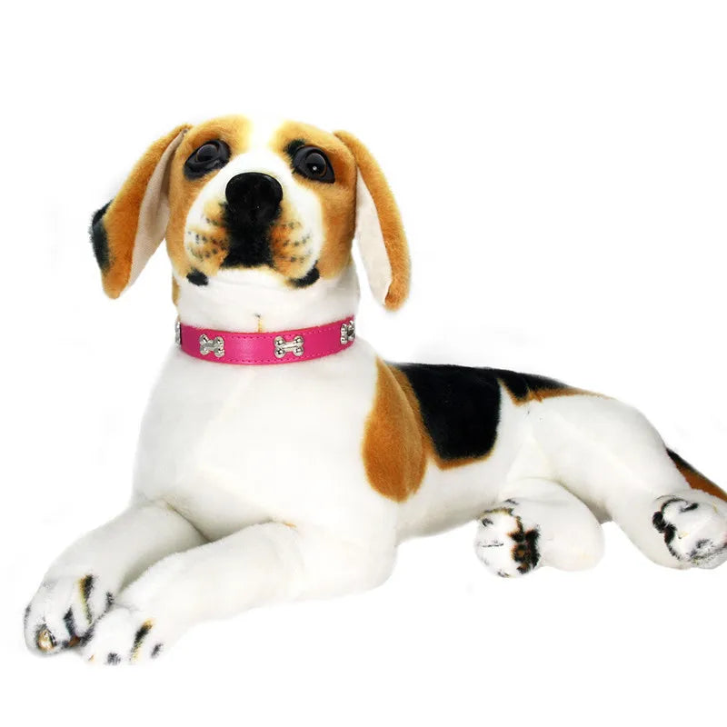 Collier pour chien en cuir multicolore – CLEVI Paris