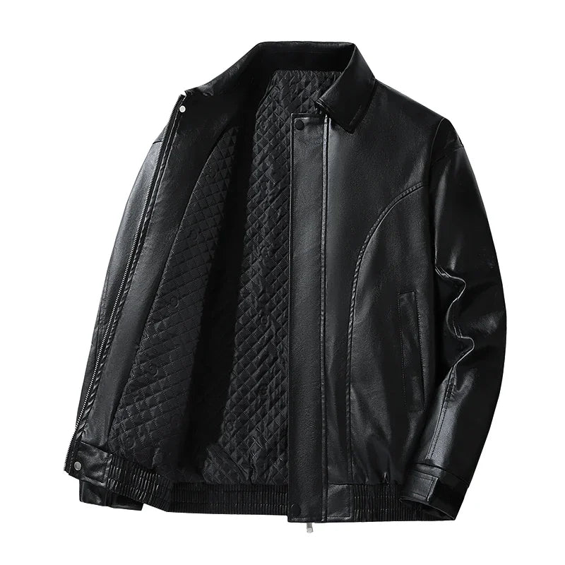 Veste homme zippée à col rabattu et poches – CLEVI Paris