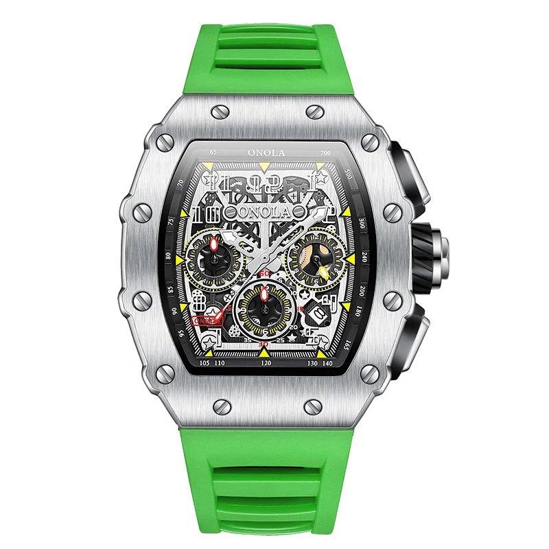 Montre Mécanique Tonneau Chiffres Romains ONOLA Homme – CLEVI Paris