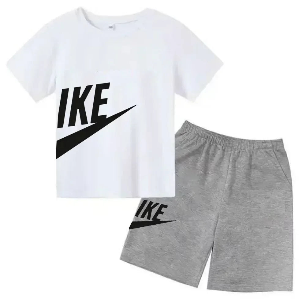 Ensemble enfant T-shirt et short en coton – CLEVI Paris