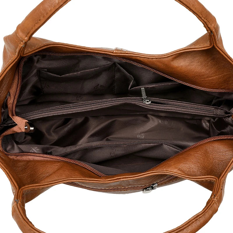 Sac à Main PU Souple Femme Bandoulière Casual Chic 6 Coloris – CLEVI Paris
