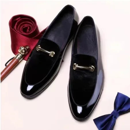 Derbies homme vernies à motif floral – CLEVI Paris