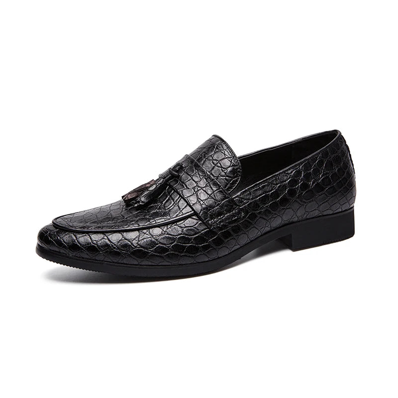 Mocassins homme en microfibre à enfiler – CLEVI Paris