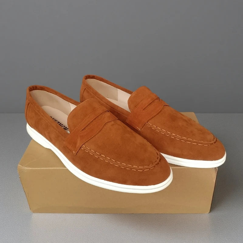 Mocassins Daim Respirants Slip-on Homme – CLEVI Paris