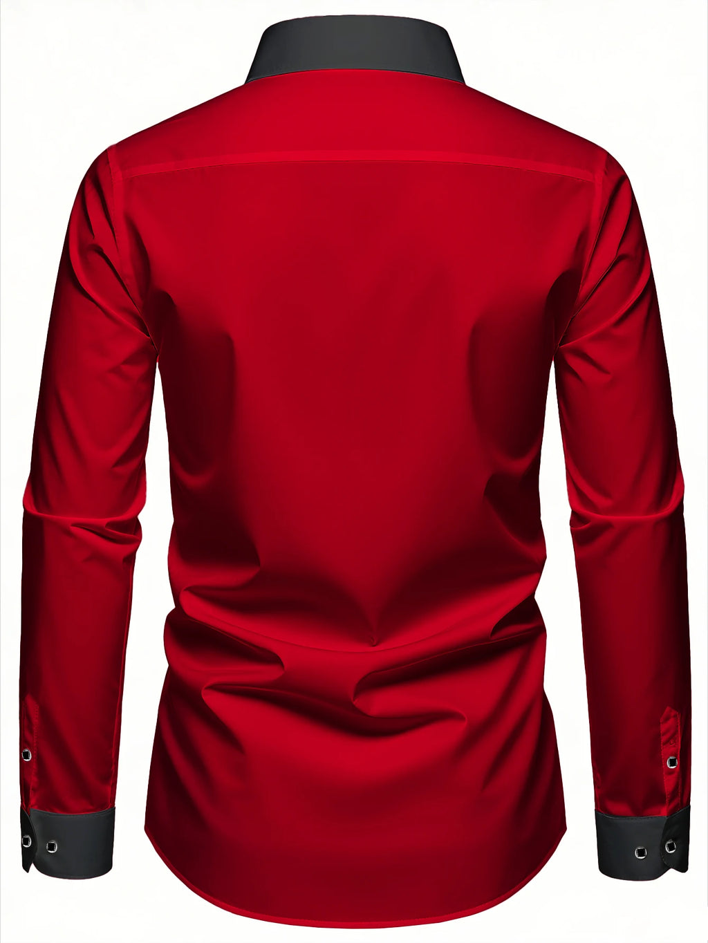 Chemise de smoking rouge homme – CLEVI Paris