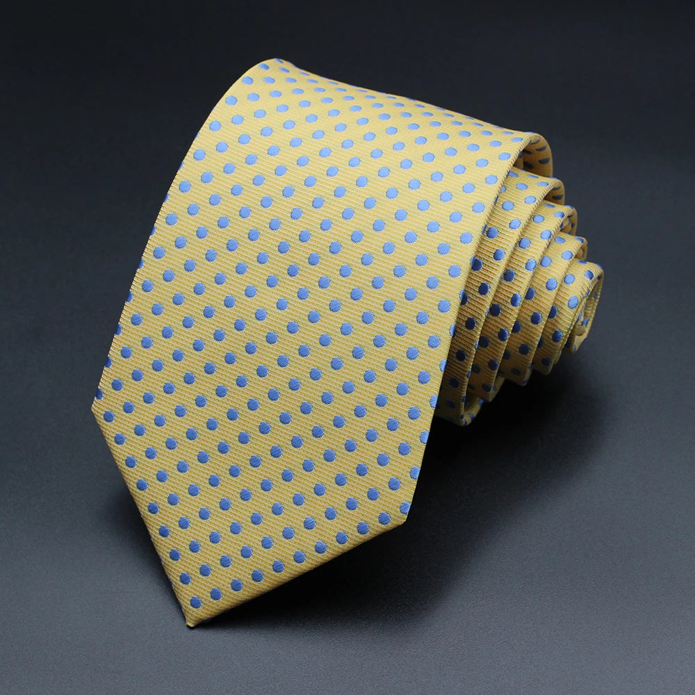 Cravate homme à pois, style élégant – CLEVI Paris