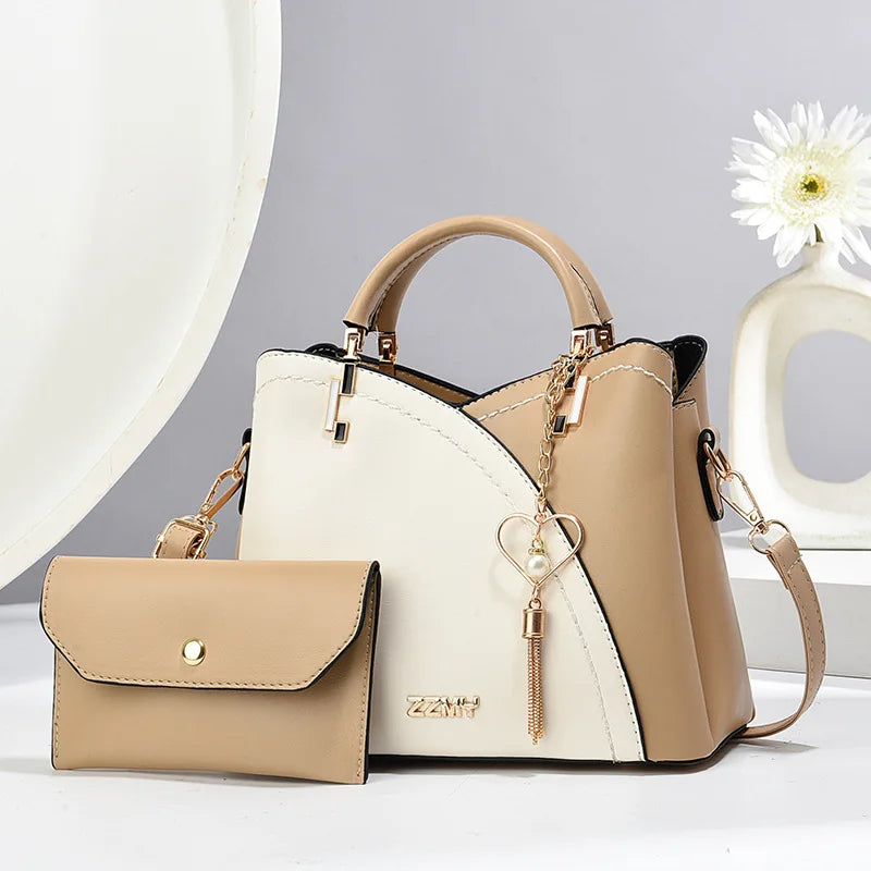 Sac à Bandoulière Femme Carré Zippé PU – CLEVI Paris