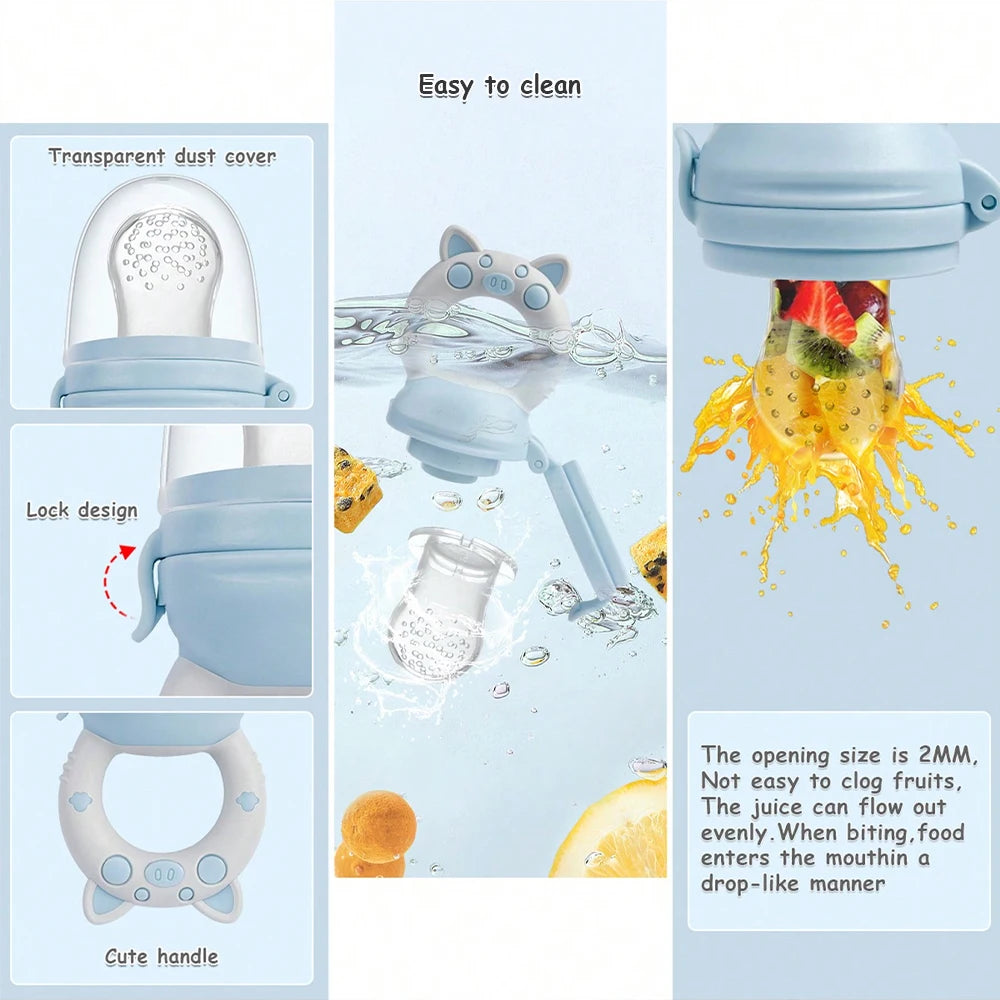 Tétines d’alimentation bébé en silicone, 4 pièces – CLEVI Paris