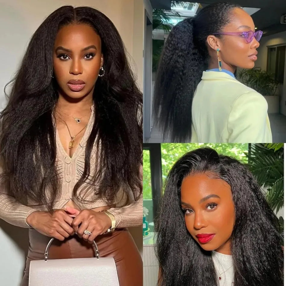 Extensions Cheveux Humains Crochet Kinky Straight 10-30 Pouces – CLEVI Paris