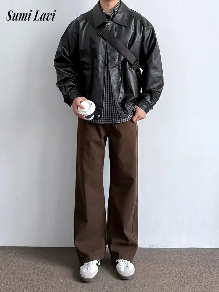 Veste homme boutonnée à col rabattu – CLEVI Paris