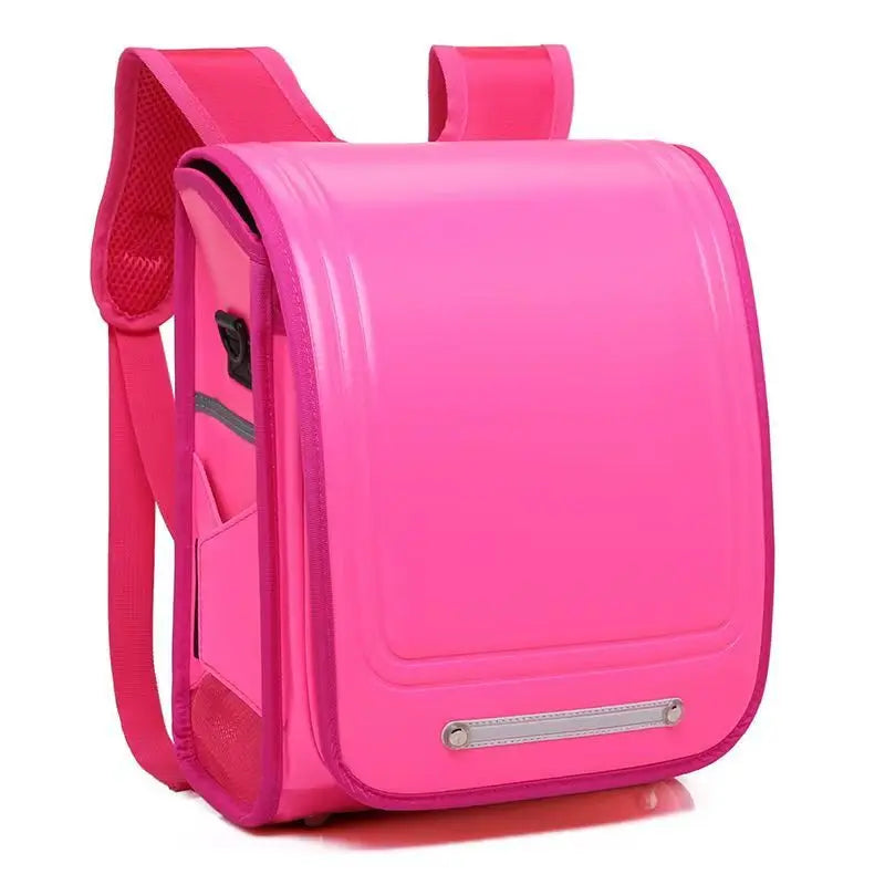 Sac à Dos Enfant Orthopédique Style Randoseru Japonais Cuir PU 6 Coloris – CLEVI Paris