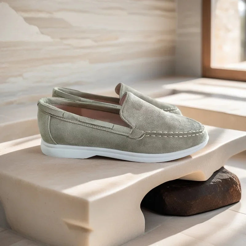 Mocassins Suède Homme Slip-On – CLEVI Paris