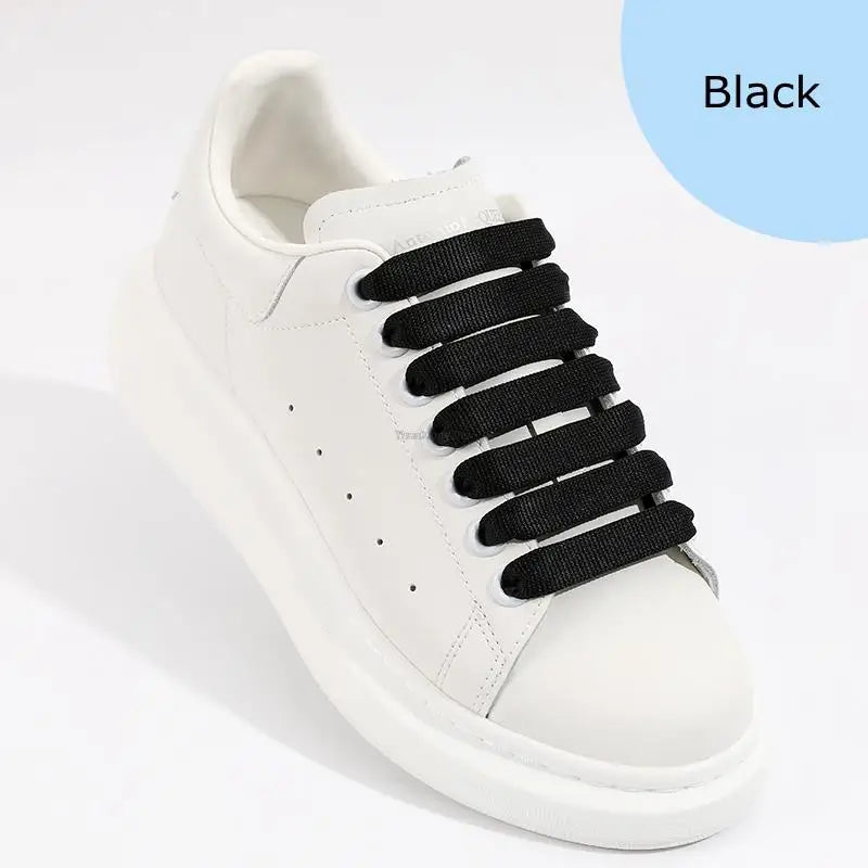 Lacets plats colorés pour baskets – CLEVI Paris