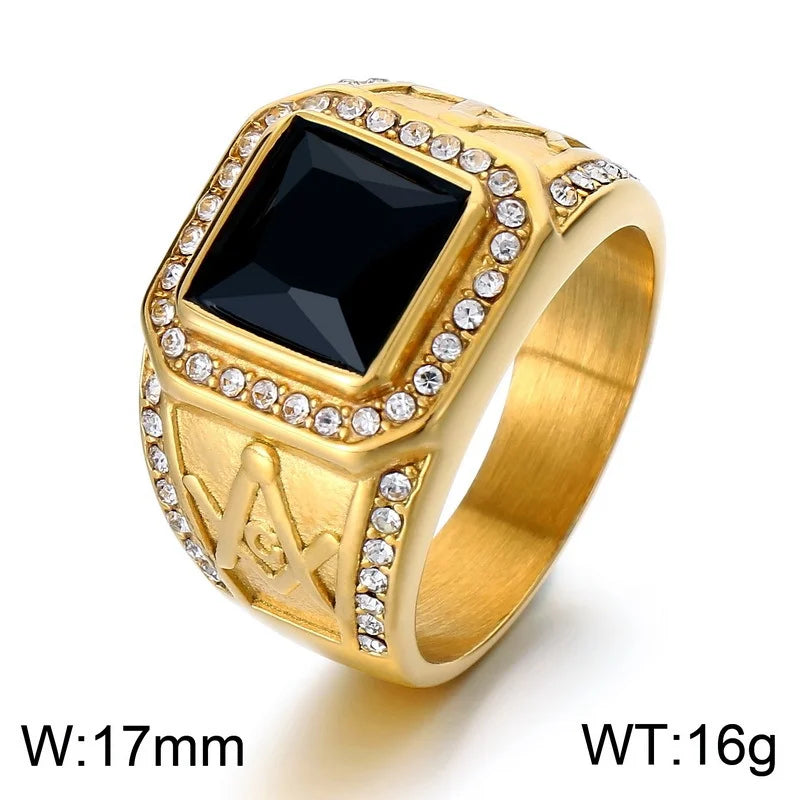 Bague Signet Homme Acier Inoxydable – CLEVI Paris