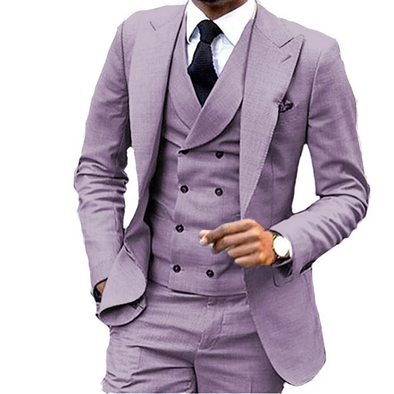 Costume homme 3 pièces, veste, gilet et pantalon – CLEVI Paris