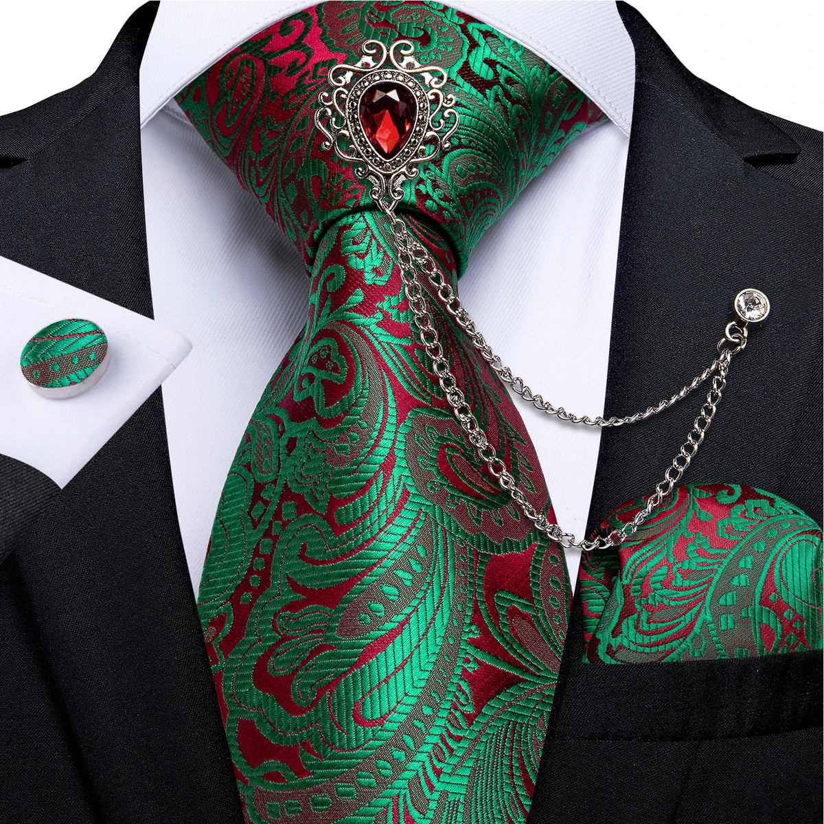 Coffret cravate homme, pochette et accessoires – CLEVI Paris