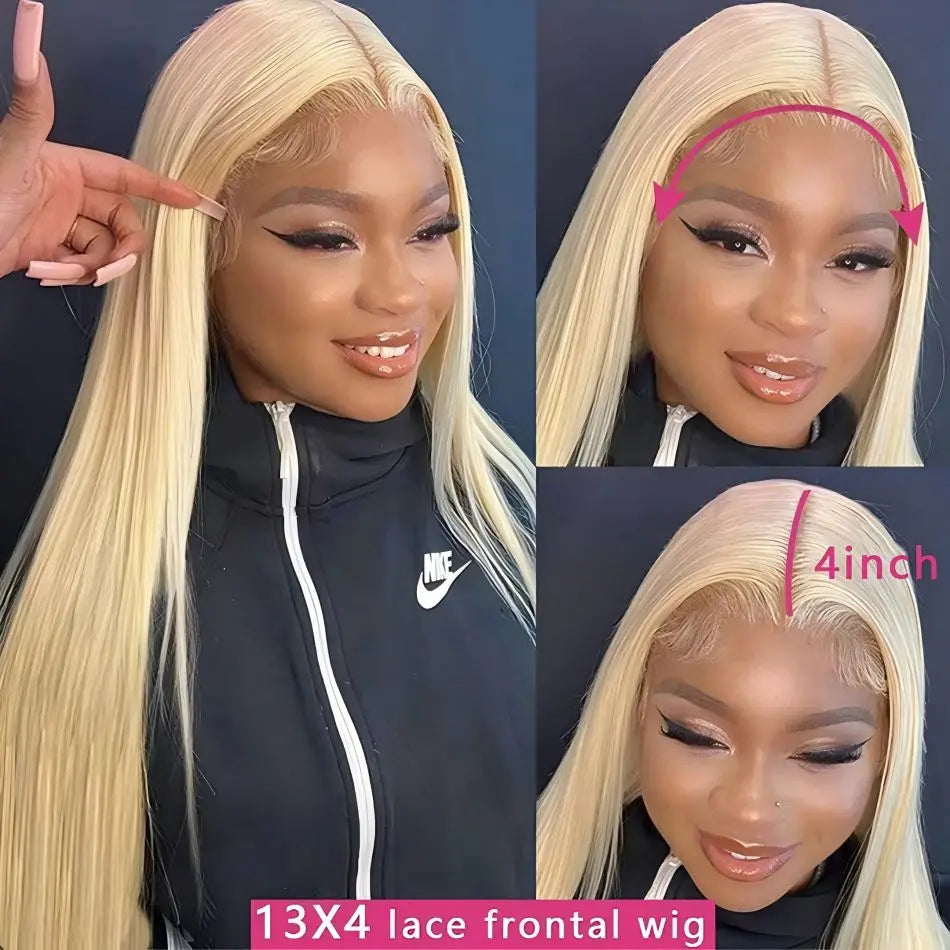 Perruque Lace Front 613 Blonde 13x6 Cheveux Humains – CLEVI Paris