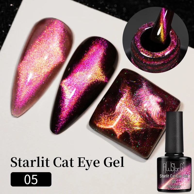 Vernis Gel UV Cat Eye AWStorG 7,5ml Semi-Permanent – CLEVI Paris