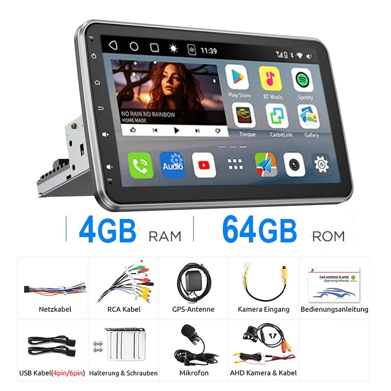 Autoradio ESSGOO 10,1″ Android CarPlay – CLEVI Paris