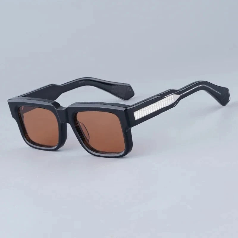 Lunettes de Soleil Grandes Carrées Acétate Hemmings UV400 Unisexe – CLEVI Paris
